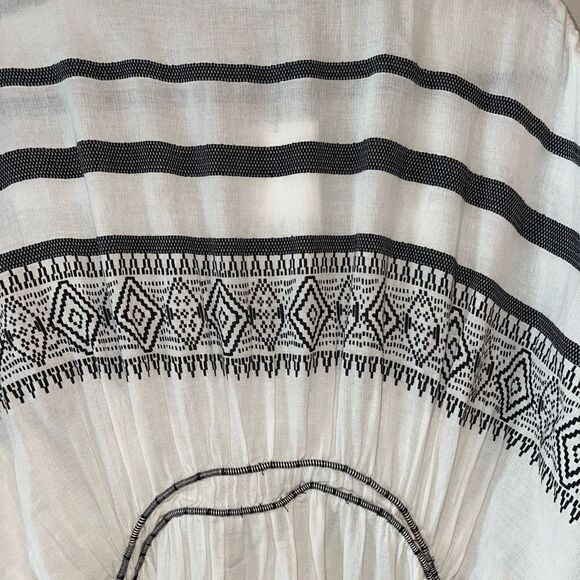 Zara BEADED KAFTAN DRESS Size M-L - Picture 6 of 12